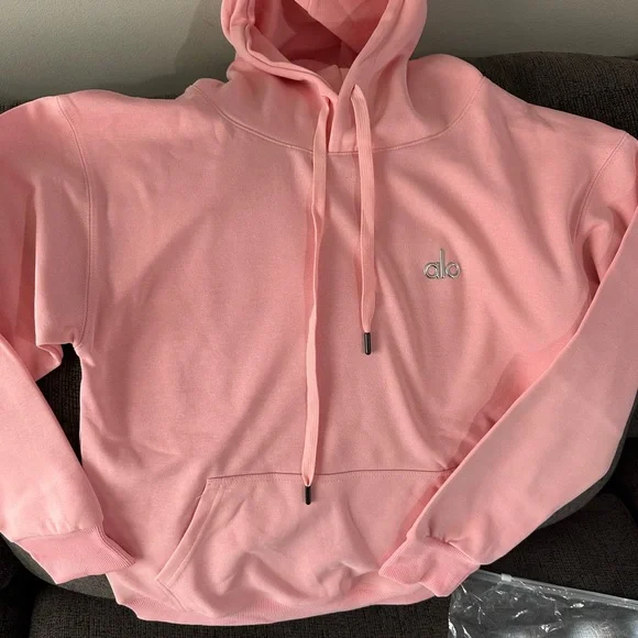 Pink Alo Hoodie womens size Small - Picture 1 of 3